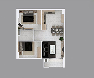 căn hộ 2 ngủ dự án nhà ở xã hội happy home hà nam