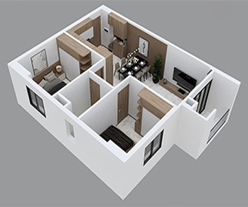 căn hộ 2 ngủ dự án nhà ở xã hội happy home hà nam