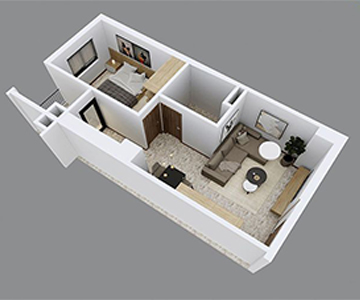 căn hộ 1 ngủ dự án nhà ở xã hội happy home hà nam