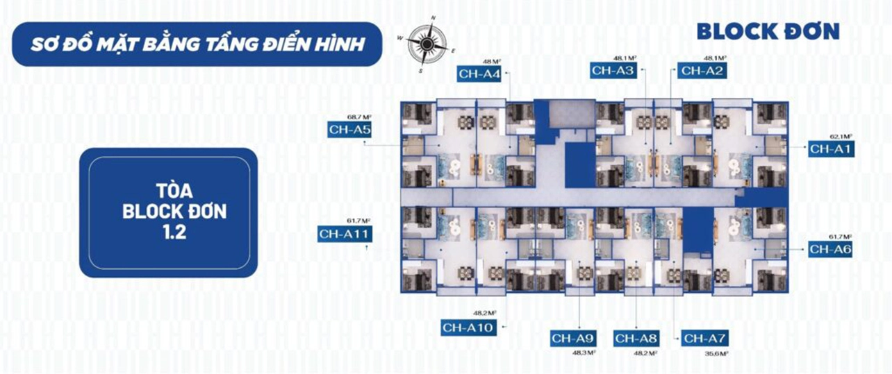 mặt bằng dự án noxh Công Đoàn Happy Home Đồng Văn