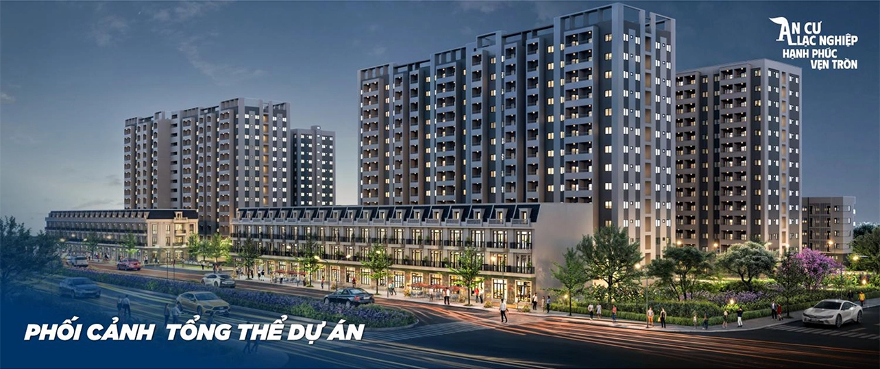 phối cảnh dự án nhà ở xã hội happy home hà nam